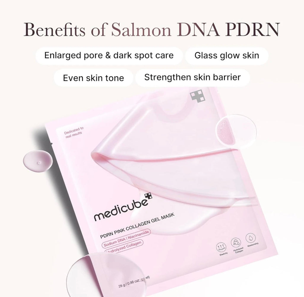 Medicube – Pink Collagen Gel Mask, 4 pieces